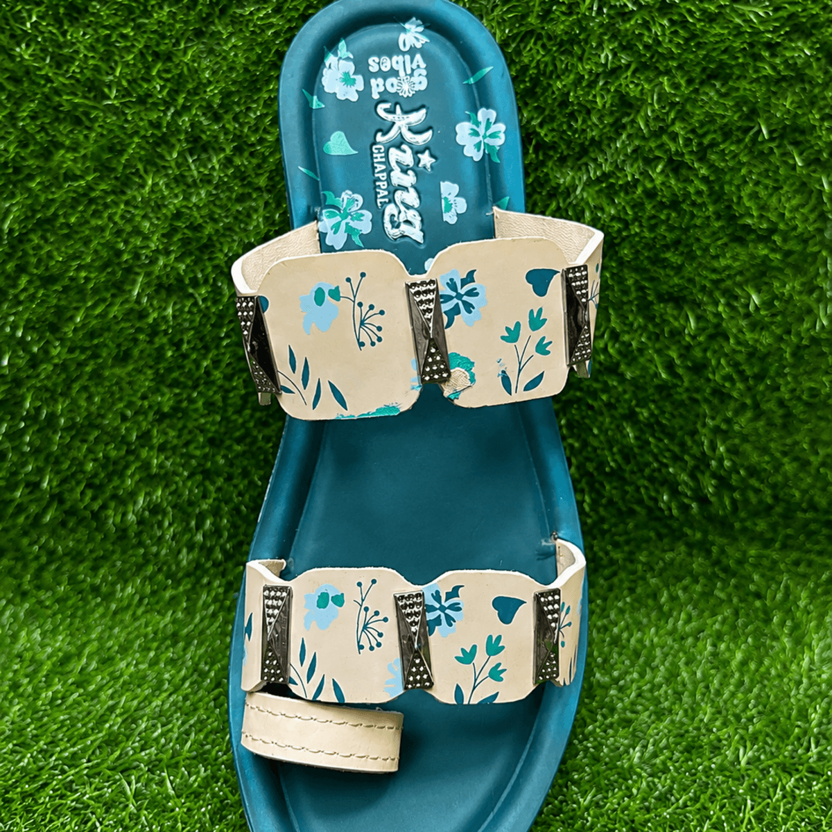 Women’s Floral Print Comfort Slide Sandal